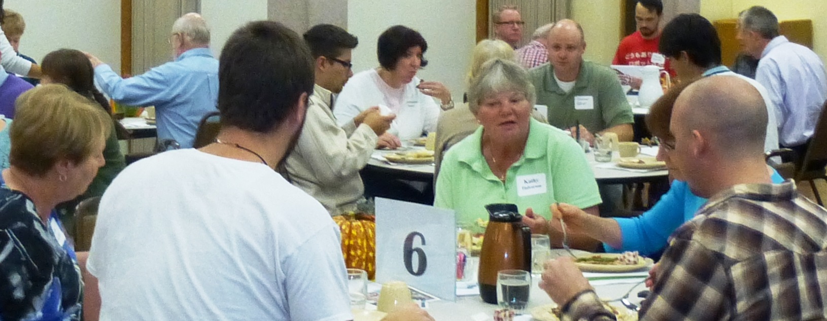 Members of a church in Saint Anthony engaged in a Respectful Conversation