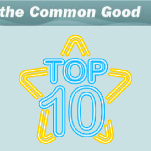 News for the Common Good email logo appears above the words "Top 10" imposed over a star